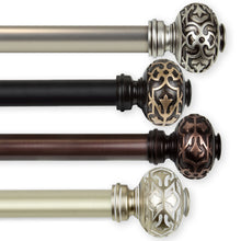 Load image into Gallery viewer, Maple 1" Single Curtain Rod