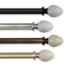 Load image into Gallery viewer, Ovate 1" Single Curtain Rod