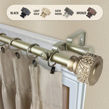 Load image into Gallery viewer, Verdure 1" Double Curtain Rod