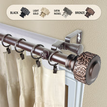 Load image into Gallery viewer, Verdure 1" Double Curtain Rod
