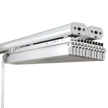 Load image into Gallery viewer, Pewter Mesh 12-Panel Panel Track 140"-260"W, Panel width 23.5" - 60% LIGHT-FILTERING