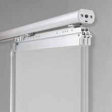 Load image into Gallery viewer, Winter 7-Panel Single Rail Panel Track Extendable 58"-98"W, Panel width 15.75" - 50% LIGHT-FILTERING