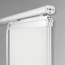 Load image into Gallery viewer, Sage Gray 3-Panel Single Rail Panel Track Extendable 28"-43"W x 91.4"H, Panel width 15.75" - 100% BLACKOUT