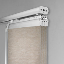 Load image into Gallery viewer, Oat Brown 4-Panel Single Rail Panel Track Extendable 34"-57"W x 91.4"H, Panel width 15.75" - 100% BLACKOUT