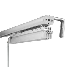 Load image into Gallery viewer, Pewter Mesh 4-Panel Single Rail Panel Track 48"-88"W, Panel width 23.5" - 60% LIGHT-FILTERING