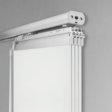 Load image into Gallery viewer, Sage Gray 5-Panel Single Rail Panel Track Extendable 40"-70"W x 91.4"H, Panel width 15.75" - 100% BLACKOUT