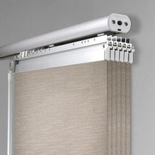 Load image into Gallery viewer, Oat Brown 6-Panel Single Rail Panel Track Extendable 48"-84"W x 91.4"H, Panel width 15.75" - 100% BLACKOUT