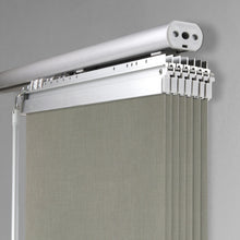 Load image into Gallery viewer, Cornsilk 7-Panel Single Rail Panel Track Extendable 58"-98"W x 91.4"H, Panel width 15.75" - 80% LIGHT-FILTERING