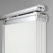 Load image into Gallery viewer, Sage Gray 7-Panel Single Rail Panel Track Extendable 58"-98"W x 91.4"H, Panel width 15.75" - 100% BLACKOUT