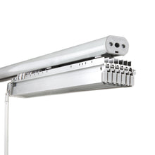Load image into Gallery viewer, 7-Panel Single Rail Panel Track Extendable 110"-153"W x 91.4"H, Panel width 23.5", Whirl White, Cornsilk