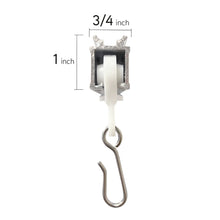 Load image into Gallery viewer, 90-Degree Curved Corner Curtain Track with Hooks