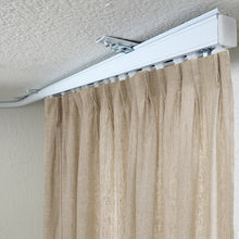 Load image into Gallery viewer, 90-Degree Curved Corner Curtain Track with Hooks