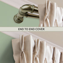 Load image into Gallery viewer, 1" Blackout Double Curtain Rod