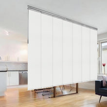 Load image into Gallery viewer, Sage Gray 7-Panel Single Rail Panel Track Extendable 58"-98"W x 91.4"H, Panel width 15.75" - 100% BLACKOUT