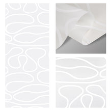 Load image into Gallery viewer, Whirl White 6-Panel Single Rail Panel Track 70"-130"W, Panel width 23.5" - 50% LIGHT-FILTERING