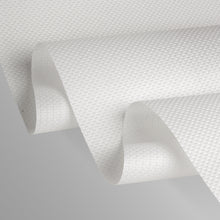 Load image into Gallery viewer, 7-Panel Single Rail Panel Track Extendable 110"-153"W x 91.4"H, Panel width 23.5", Whirl White, Embroidered Chiffon