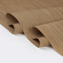 Load image into Gallery viewer, Dappled Gold 7-Panel Single Rail Panel Track 110"-153"W, Panel width 23.5" - 40% LIGHT-FILTERING