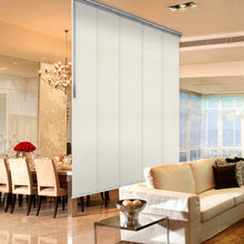 Load image into Gallery viewer, Clay 5-Panel Single Rail Panel Track Extendable 40"-70"W x 91.4"H, Panel width 15.75" - 100% BLACKOUT