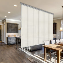 Load image into Gallery viewer, Clay 6-Panel Single Rail Panel Track Extendable 48"-84"W x 91.4"H, Panel width 15.75" - 100% BLACKOUT