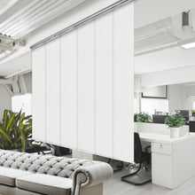 Load image into Gallery viewer, Sage Gray 6-Panel Single Rail Panel Track Extendable 48"-84"W x 91.4"H, Panel width 15.75" - 100% BLACKOUT