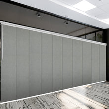 Load image into Gallery viewer, Charlotte 10-Panel Panel Track 120"-218"W x 91.4"H, Panel width 23.5" - 70% LIGHT-FILTERING