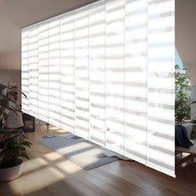 Load image into Gallery viewer, Macadamia 10-Panel Panel Track 120"-218"W, Panel width 23.5" - 40% LIGHT-FILTERING