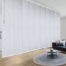 Load image into Gallery viewer, Embroidered Cadet 10-Panel Panel Track 120"-218"W x 91.4"H, Panel width 23.5" - 80% LIGHT-FILTERING