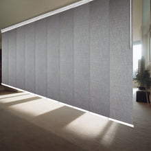 Load image into Gallery viewer, Frey 10-Panel Panel Track 120"-218"W x 91.4"H, Panel width 23.5" - 70% LIGHT-FILTERING
