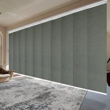 Load image into Gallery viewer, Clementine 10-Panel Panel Track 120"-218"W x 91.4"H, Panel width 23.5" - 70% LIGHT-FILTERING