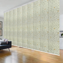 Load image into Gallery viewer, Camellia 10-Panel Panel Track 120"-218"W x 91.4"H, Panel width 23.5" - 70% LIGHT-FILTERING