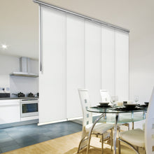 Load image into Gallery viewer, Sage Gray 5-Panel Single Rail Panel Track 58"-110"W, Panel width 23.5" - 100% BLACKOUT