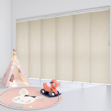 Load image into Gallery viewer, Nile 6-Panel Single Rail Panel Track 70"-130"W, Panel width 23.5" - 100% BLACKOUT