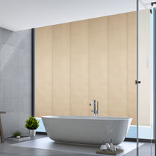 Load image into Gallery viewer, Flax Gold 6-Panel Single Rail Panel Track 70"-130"W, Panel width 23.5" - 100% BLACKOUT