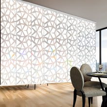 Load image into Gallery viewer, Shattered 8-Panel Panel Track 130"-175"W, Panel width 23.5" - 50% LIGHT-FILTERING