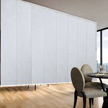 Load image into Gallery viewer, Embroidered Cadet 8-Panel Panel Track 130"-175"W x 91.4"H, Panel width 23.5" - 80% LIGHT-FILTERING