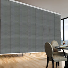 Load image into Gallery viewer, Dove 8-Panel Panel Track 130"-175"W x 91.4"H, Panel width 23.5" - 70% LIGHT-FILTERING