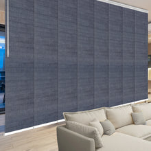 Load image into Gallery viewer, Spruce 8-Panel Panel Track 130"-175"W, Panel width 23.5" - 80% LIGHT-FILTERING