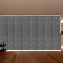 Load image into Gallery viewer, Charcoal Camo 8-Panel Panel Track 130"-175"W x 91.4"H, Panel width 23.5" - 75% LIGHT-FILTERING