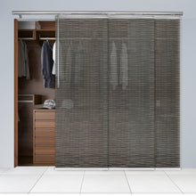 Load image into Gallery viewer, Dusky Filigiree 3-Panel Single Rail Panel Track 36"-66"W, Panel width 23.5"