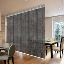 Load image into Gallery viewer, Tweed 5-Panel Single Rail Panel Track 58"-110"W, Panel width 23.5" - 40% LIGHT-FILTERING
