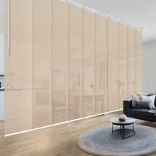 Load image into Gallery viewer, Apricot 10-Panel Panel Track 120"-218"W, Panel width 23.5" - 40% LIGHT-FILTERING