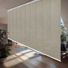 Load image into Gallery viewer, Slate Mesh 10-Panel Panel Track 120"-218"W, Panel width 23.5" - 60% LIGHT-FILTERING