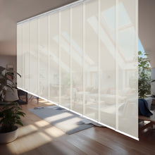 Load image into Gallery viewer, Dappled Ash 10-Panel Panel Track 120"-218"W, Panel width 23.5" - 40% LIGHT-FILTERING