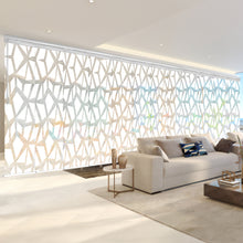 Load image into Gallery viewer, Shattered 12-Panel Panel Track 140"-260"W, Panel width 23.5" - 50% LIGHT-FILTERING