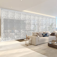 Load image into Gallery viewer, Sion White 12-Panel Panel Track 140"-260"W, Panel width 23.5" - 50% LIGHT-FILTERING