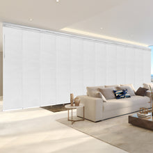 Load image into Gallery viewer, Embroidered Chiffon 12-Panel Panel Track 140"-260"W x 91.4"H, Panel width 23.5" - 80% LIGHT-FILTERING