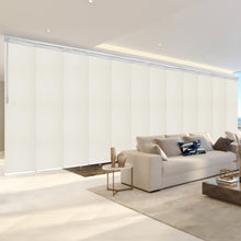 Load image into Gallery viewer, Clay 12-Panel Panel Track 140"-260"W, Panel width 23.5" - 100% BLACKOUT