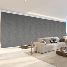 Load image into Gallery viewer, Pine 12-Panel Panel Track 140"-260"W, Panel width 23.5" - 100% BLACKOUT