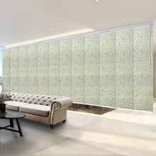 Load image into Gallery viewer, Camellia 12-Panel Panel Track 140"-260"W x 91.4"H, Panel width 23.5" - 70% LIGHT-FILTERING