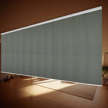 Load image into Gallery viewer, Clementine 12-Panel Panel Track 140"-260"W x 91.4"H, Panel width 23.5" - 70% LIGHT-FILTERING